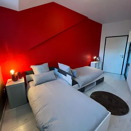 Lägenhet Ideal Groupe Tarif Long Sejour Maison 4Chambres 8Lits 2Salles De Bain 3Wc Terrasse Stationnement Gratuit Valenciennes