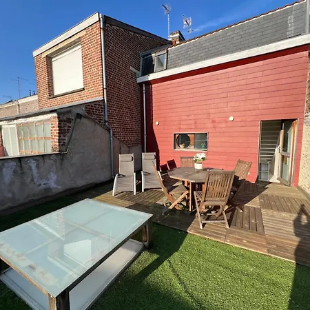 Lägenhet Ideal Groupe Tarif Long Sejour Maison 4Chambres 8Lits 2Salles De Bain 3Wc Terrasse Stationnement Gratuit *